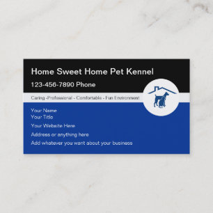 Pet Kennel Business Cards