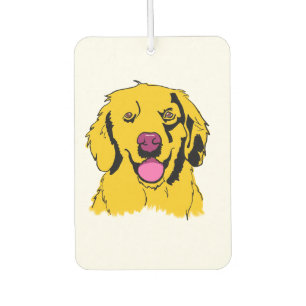 Pet Labrador Dog Car Air Freshener