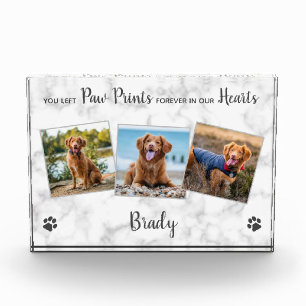 Pet Loss Dog Memorial Photo Block