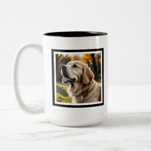 Pet Loss Dog Sympathy Two-Tone Coffee Mug