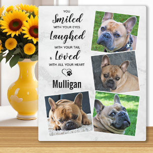 Pet Loss Gift- Modern Marble Keepsake Dog Memorial Plaque