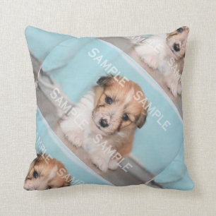 Pet loss keepsake PERSONALIZE photo Cushion