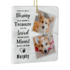 Pet Loss Personalised Sympathy Dog Memorial Photo