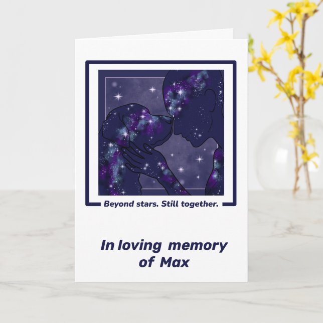Pet Loss Simpathy Card - Labrador Retriver (Yellow Flower)