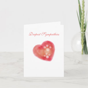 Pet Loss Sympathy Card