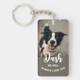 Pet Loss Sympathy Memorial Keepsake Symbol Key Ring