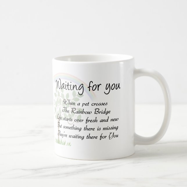 Pet loss sympathy mug (Right)