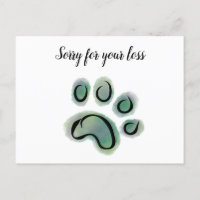 Pet Loss sympathy 