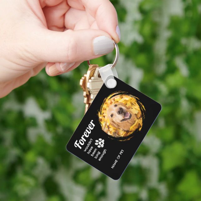 PET LOSS your photo and name Key Ring (Creator Uploaded)