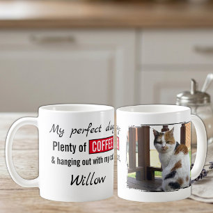 Pet love cat dog coffee red mug