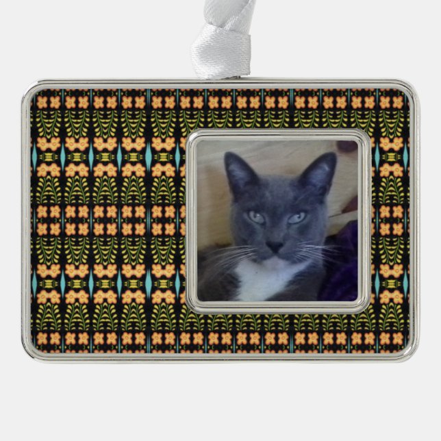 PET LOVE Framed Horizontal Ornament / Nocturne (Front)