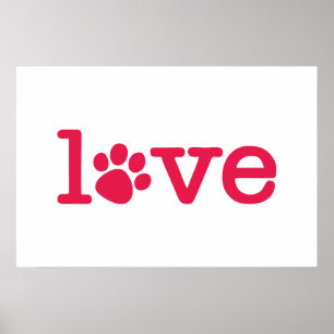 Pet love poster