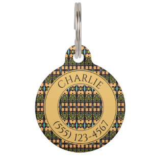 PET LOVE Round Pet Tag - Nocturne