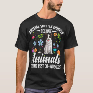 Pet Lover Animal Shelter Worker Shelter Work Cat V T-Shirt