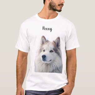 Pet Lover Custom Photo Name T-Shirt