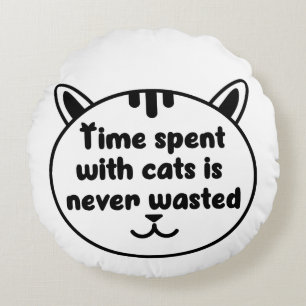 Pet Lover felling Round Cushion