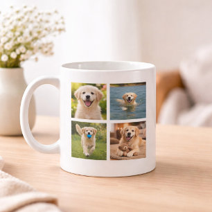 Pet Lover Gift Photo Collage Coffee Mug