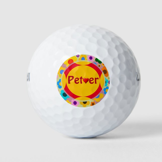 Pet Lover Golf Ball (Front)