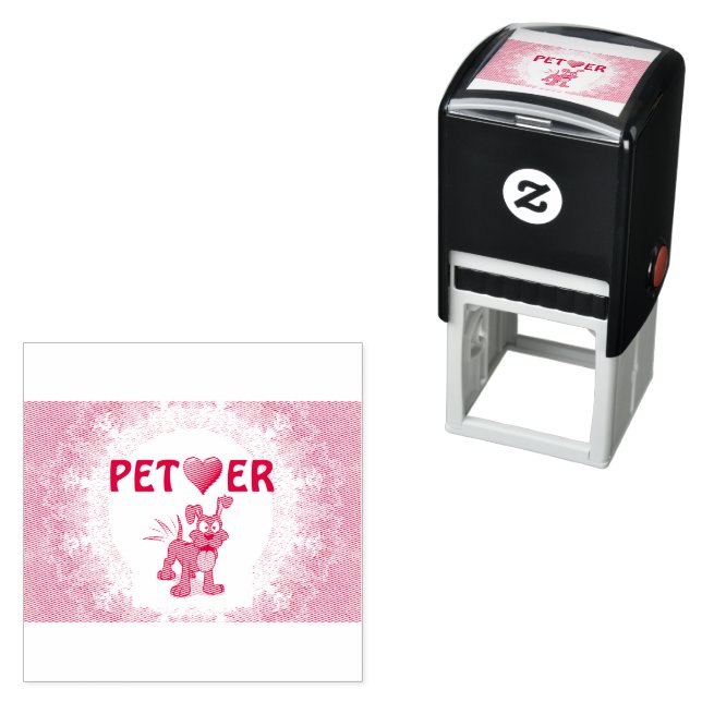 Pet Lover Self-Inking Rubber Stamp (In Situ)