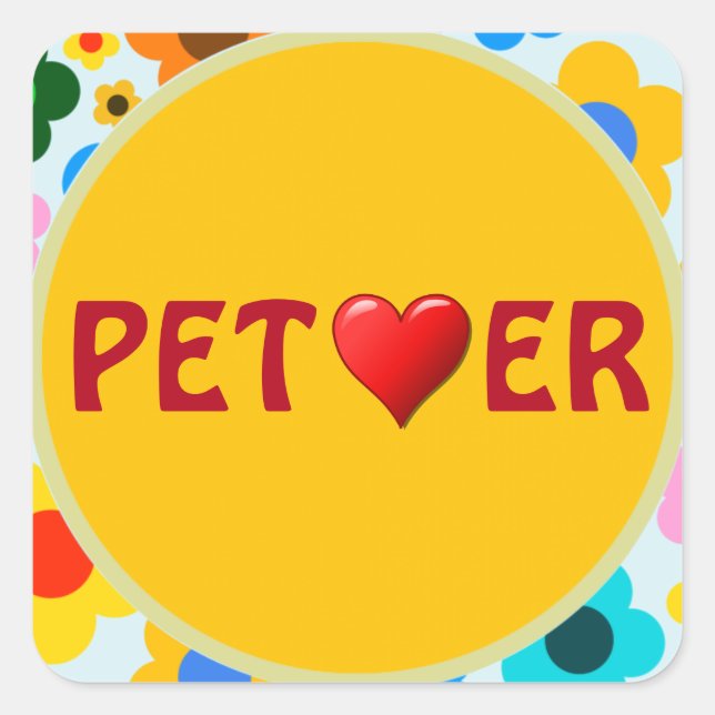 Pet Lover Sticker (Front)