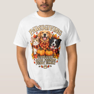 Pet Lover Thanksgiving Custom Family Men Women Kid T-Shirt