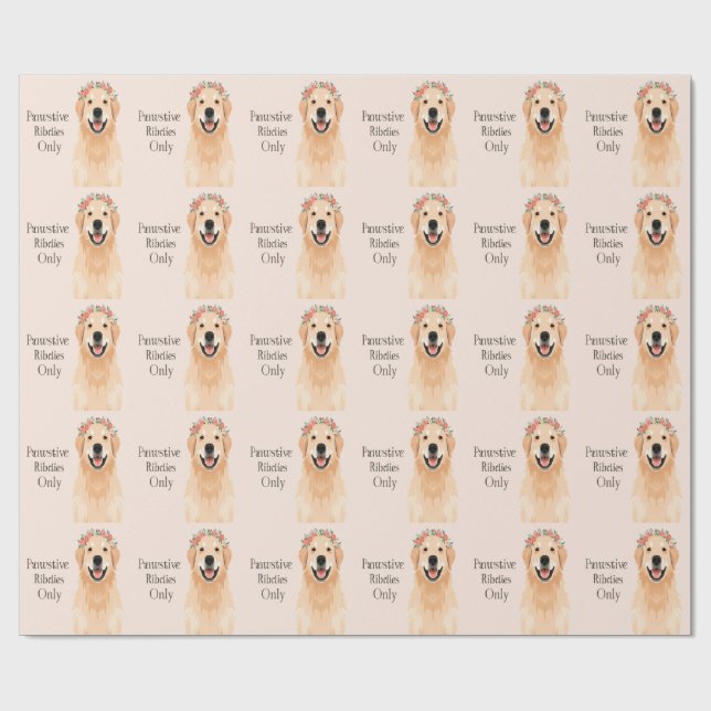 pet lover wrapping paper (Flat)