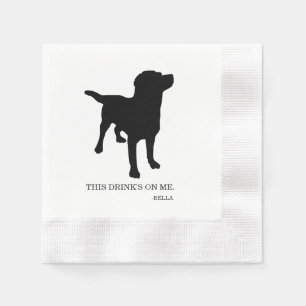 Pet Lovers Cocktail Napkin