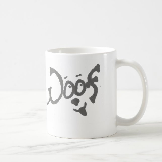 Pet Lover's Woof Dog Mug (Right)