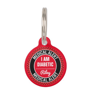 Pet Medical Alert Custom First Responder Tag
