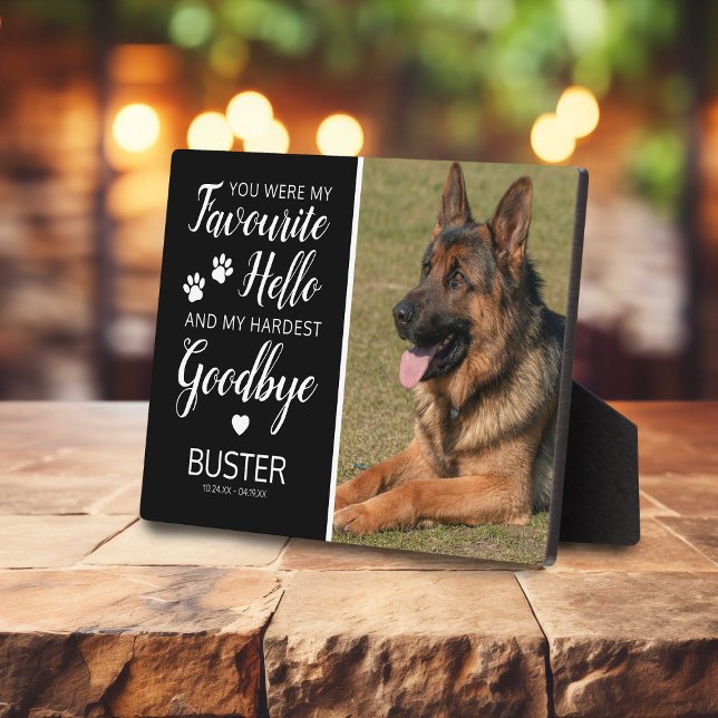 Pet Memorial | Cat Dog Keepsake Plaque (Creator Uploaded)