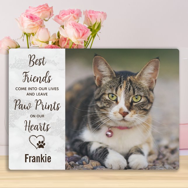 Pet Memorial Cat Photo plaque (Creator Uploaded)