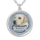 Pet Memorial Charm Necklace for Dogs