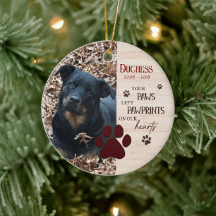 Pet Memorial Customised Remembrance Ceramic Tree Decoration