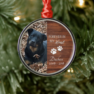 Pet Memorial Forever in My Heart Metal Tree Decoration