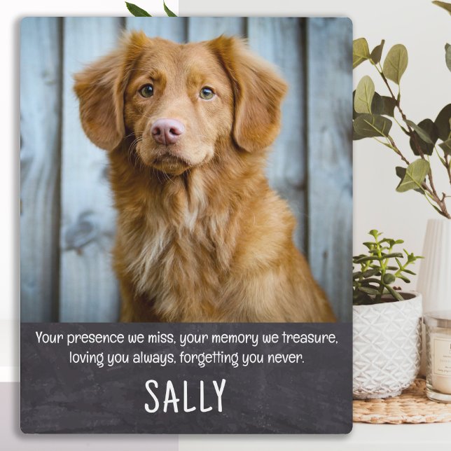 Pet Memorial Gift - Dog Pet Loss Keepsake Sympathy Plaque (Creator Uploaded)