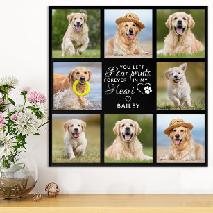 Pet Memorial Gift Personalised Pet Loss Keepsake P Acrylic Print