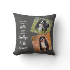 Pet Memorial - Hello Goodbye Quote - Dog Pet Photo