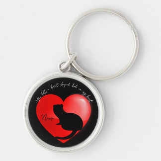 Pet memorial keepsake ferret  key ring