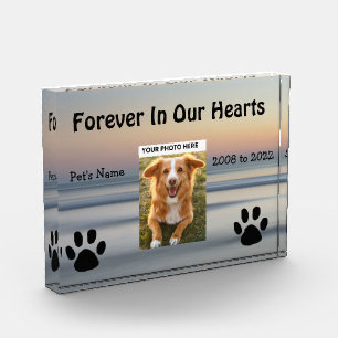 Pet Memorial Keepsake Photo Block