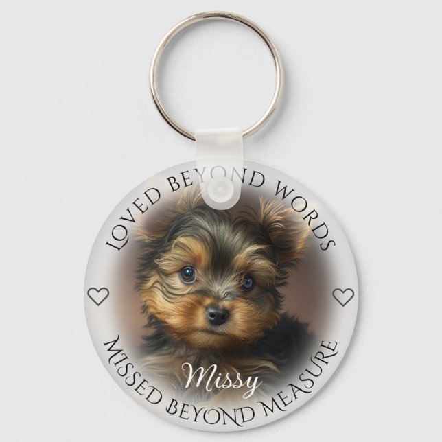 Pet Memorial Key Ring (Front)