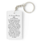 Pet Memorial Keychain - In Our Hearts Poem