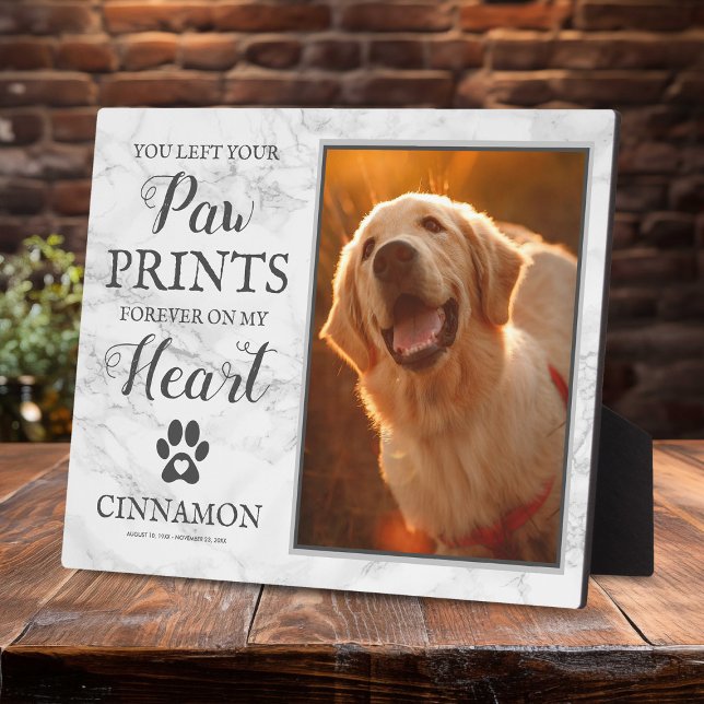 Pet Memorial Marble Photo Frame (Creator Uploaded)