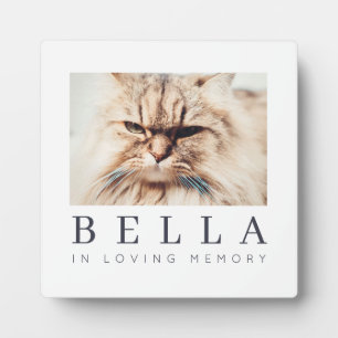 Pet Memorial Modern Simple Chic Family Photo Plaque