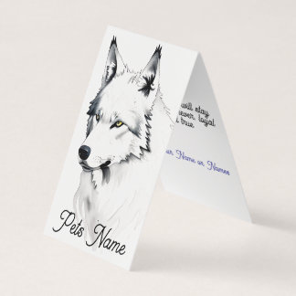 Pet Memorial or Sympathy Folded Card