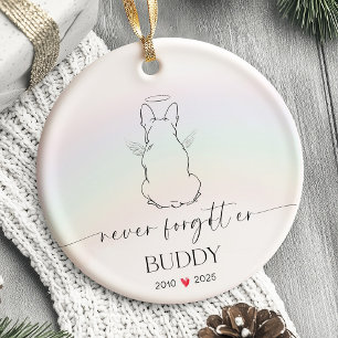 Pet Memorial Ornament Dog Personalized