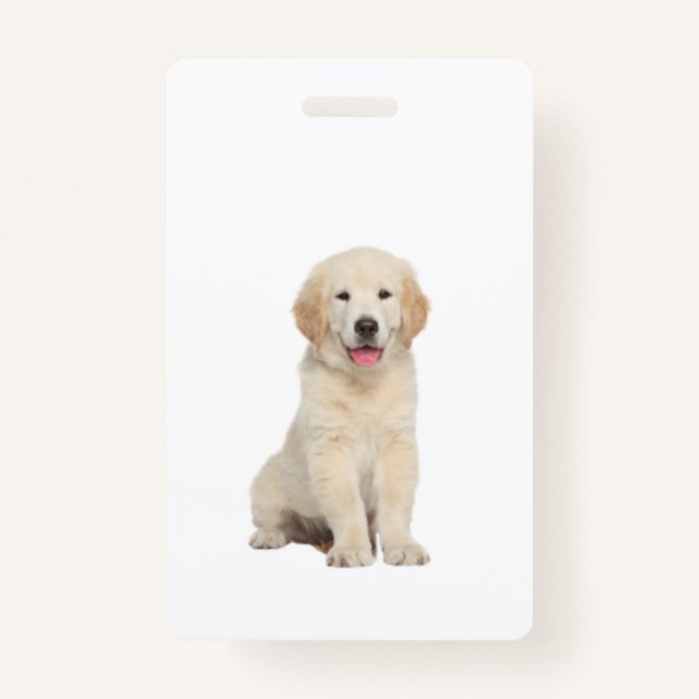 Pet Memorial Ornament | ID Badge (Front)