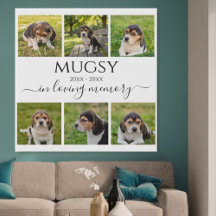 Pet Memorial Personalised Keepsake Photo Collage