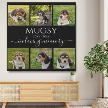 Pet Memorial Personalised Keepsake Photo Collage