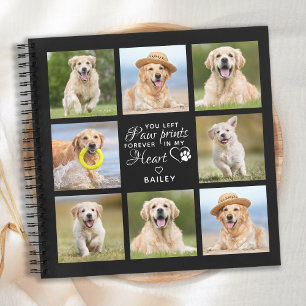 Pet Memorial Personalised Pet Loss Photo Collage N Notebook