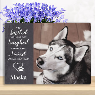 Pet Memorial - Pet Loss Photo Collage Dog Memorial Plaque